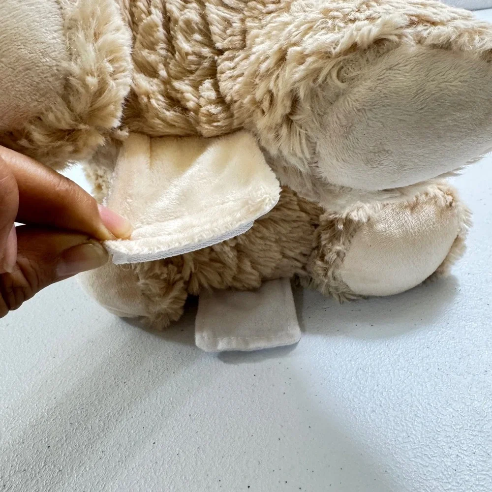 Aroma Home‎ Plush foldable Dog pillow Heatable Microwaveable Comfort Toy Beads
